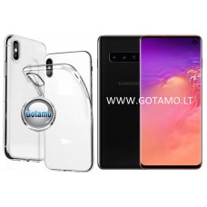 Skin silikoninis dėklas 2MM storio Samsung Galaxy S10 telefonui Vilnius | Šiauliai | Kaunas