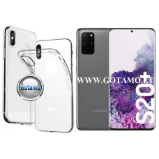 Samsung Galaxy S20 Plus dėklai ir apsauginiai stiklai - Skin silikoninis dėklas 2MM storio Samsung Galaxy S20 Plus telefonui
