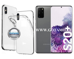 Skin silikoninis dėklas 2MM storio Samsung Galaxy S20 Plus telefonui