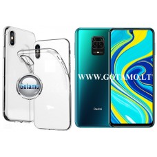 Skin silikoninis dėklas 2MM storio Xiaomi Redmi Note 9S, Xiaomi Redmi Note 9 Pro telefonui Vilnius | Šiauliai | Plungė
