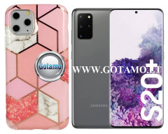 Tiles dėklas nugarėlė Samsung Galaxy S20 Plus telefonui rožinės spalvos