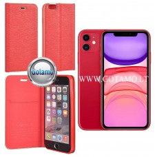 Vennus Diary magnetinis dėklas Apple iPhone 11 telefonams raudonos spalvos Telšiai | Telšiai | Palanga