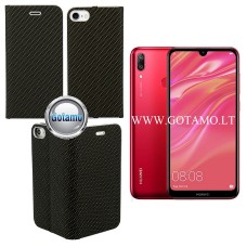 Vennus Diary magnetinis dėklas Huawei Y7 (2019) telefonams Carbon juodos spalvos Telšiai | Telšiai | Kaunas