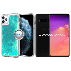 Waterfall dėklas nugarėlė Samsung Galaxy S10 telefonams žydros spalvos Šiauliai | Kaunas | Palanga