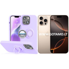 Apple iPhone 16 Pro Max dėklai ir apsauginiai stiklai - B-Hold dėklas nugarėlė Apple iPhone 16 Pro Max telefonui levandų violetinės spalvos