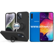 Samsung Galaxy A50 dėklai ir apsauginiai stiklai - B-Hold dėklas nugarėlė Samsung Galaxy A50 telefonui juodos spalvos