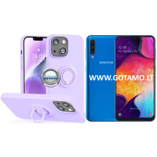 Samsung Galaxy A50 dėklai ir apsauginiai stiklai - B-Hold dėklas nugarėlė Samsung Galaxy A50 telefonui levandų violetinės spalvos