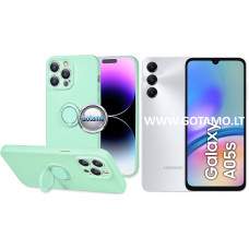 Samsung Galaxy A05s dėklai ir apsauginiai stiklai - B-Hold Plus dėklas nugarėlė Samsung Galaxy A05s telefonui mėtinės spalvos
