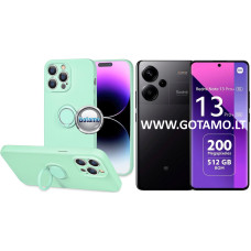 B-Hold Plus dėklas nugarėlė Xiaomi Redmi Note 13 Pro Plus telefonui mėtinės spalvos
