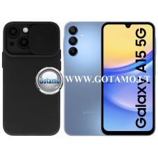 Samsung Galaxy A15, Samsung Galaxy A15 5G dėklai ir apsauginiai stiklai - B-Private dėklas nugarėlė Samsung Galaxy A15, Samsung Galaxy A15 5G mobiliesiems telefonams juodos spalvos