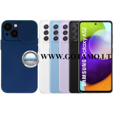 Samsung Galaxy A52, A52 5G, A52s 5G dėklai ir apsauginiai stiklai - B-Private dėklas nugarėlė Samsung Galaxy A52, Samsung Galaxy A52 5G, Samsung Galaxy A52s 5G mobiliesiems telefonams tamsiai mėlynos spalvos