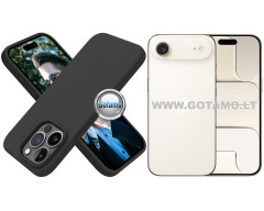 B-Soft dėklas nugarėlė Apple iPhone Air, juodas