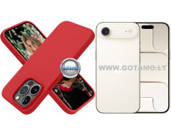 B-Soft dėklas nugarėlė Apple iPhone Air, raudonas
