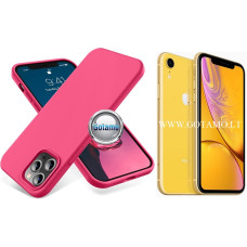 B-Soft dėklas nugarėlė Apple iPhone XR mobiliajam telefonui bordo spalvos