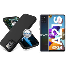 Samsung Galaxy A21s dėklai ir apsauginiai stiklai - B-Soft dėklas nugarėlė Samsung Galaxy A21s mobiliajam telefonui juodos spalvos