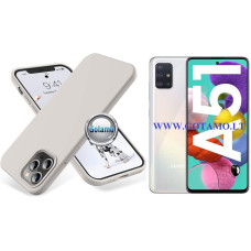 Samsung Galaxy A51 dėklai ir apsauginiai stiklai - B-Soft dėklas nugarėlė Samsung Galaxy A51 mobiliajam telefonui pilkos spalvos