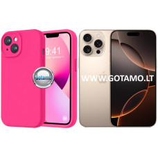 B-Soft Plus dėklas nugarėlė Apple iPhone 16 Pro Max, ryškiai rožinis