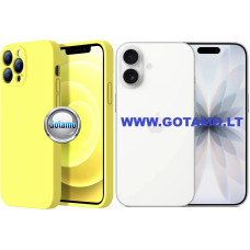 B-Soft Plus dėklas nugarėlė Apple iPhone 17, citruso geltonas