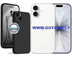 B-Soft Plus dėklas nugarėlė Apple iPhone 17, juodas