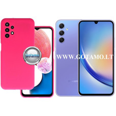 Samsung Galaxy A34 dėklai ir apsauginiai stiklai - B-Soft Plus dėklas nugarėlė Samsung Galaxy A34 mobiliajam telefonui bordo spalvos