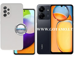 B-Soft Plus dėklas nugarėlė Xiaomi Redmi 13C, Xiaomi Poco C65 mobiliesiems telefonams pilkos spalvos