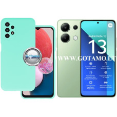 B-Soft Plus dėklas nugarėlė Xiaomi Redmi Note 13 4G mobiliajam telefonui mėtinės spalvos