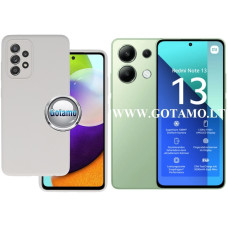B-Soft Plus dėklas nugarėlė Xiaomi Redmi Note 13 4G mobiliajam telefonui pilkos spalvos