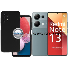 B-Soft Plus dėklas nugarėlė Xiaomi Redmi Note 13 Pro 4G, Xiaomi Poco M6 Pro mobiliesiems telefonams juodos spalvos