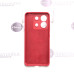 B-Soft Plus dėklas nugarėlė Xiaomi Redmi Note 13 Pro 5G, Xiaomi Poco X6 mobiliesiems telefonams bordo spalvos