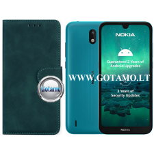 Diary Mate2 dėklas Nokia 1.3 mobiliajam telefonui žalios spalvos Palanga | Plungė | Kaunas
