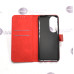 Honor 90 Smart, Honor X7b, Honor Play 50 Plus, Honor Play 8T dėklai ir apsauginiai stiklai - Diary-S veliūrinis dėklas Honor 90 Smart, Honor X7b, Honor X7b 5G, Honor Play 50 Plus, Honor Play 8T telefonams raudonos spalvos