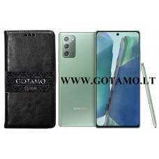 Gotamo D-gravity natūralios odos dėklas Samsung Galaxy Note 20 mobiliesiems telefonams juodos spalvos Klaipėda | Šiauliai | Palanga