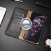 Samsung Galaxy Note 4 dėklai ir apsauginiai stiklai - Gotamo Victorian natūralios odos dėklas Samsung Galaxy Note 4 mobiliesiems telefonams juodos spalvos