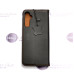 Samsung Galaxy A05s dėklai ir apsauginiai stiklai - Gotamo Vintage natūralios odos dėklas Samsung Galaxy A05s mobiliajam telefonui juodos spalvos