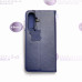 Gotamo Vintage natūralios odos dėklas Samsung Galaxy A54 mobiliajam telefonui mėlynos spalvos
