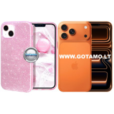 iLLumi-Neo silikoninis dėklas Apple iPhone 17 Pro Max, rožinės spalvos iLLumi-Neo silikoninis dėklas Apple iPhone 17 Pro Max, rožinės spalvos