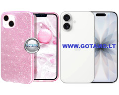 iLLumi-Neo silikoninis dėklas Apple iPhone 17, rožinės spalvos