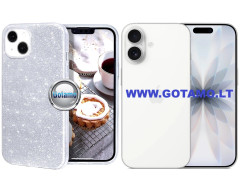 iLLumi-Neo silikoninis dėklas Apple iPhone 17, sidabro spalvos