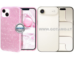 iLLumi-Neo silikoninis dėklas Apple iPhone Air, rožinės spalvos