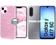 iLLumi-Neo silikoninis dėklas Samsung Galaxy A17 (5G), rožinis