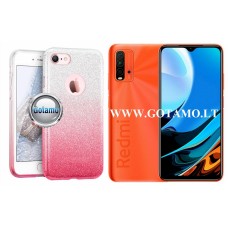 iLLuminaTe silikoninis dėklas nugarėlė Xiaomi Redmi 9T, Xiaomi Poco M3 telefonams rožinės spalvos Palanga | Šiauliai | Plungė
