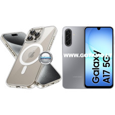 MagSafe Jelly dėklas Samsung Galaxy A17 skaidrus