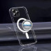 MagSafe Jelly dėklas nugarėlė su apsauga kamerai Apple iPhone 16 Pro telefonui skaidrus