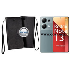 Xiaomi Redmi Note 13 Pro 4G, Xiaomi Poco M6 Pro dėklai ir apsauginiai stiklai - Manager dėklas Xiaomi Redmi Note 13 Pro 4G, Xiaomi Poco M6 Pro mobiliesiems telefonams juodos spalvos