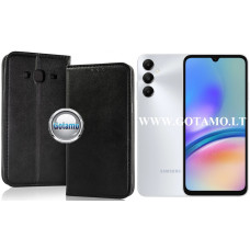 Samsung Galaxy A05s dėklai ir apsauginiai stiklai - Re-Cap magnetinis dėklas Samsung Galaxy A05s mobiliajam telefonui juodos spalvos