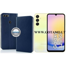 Samsung Galaxy A25 dėklai ir apsauginiai stiklai - Re-Cap magnetinis dėklas Samsung Galaxy A25 mobiliajam telefonui mėlynos spalvos