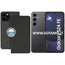 Samsung Galaxy S24 FE dėklai ir apsauginiai stiklai - Re-Grid magnetinis dėklas Samsung Galaxy S24 FE telefonui juodos spalvos