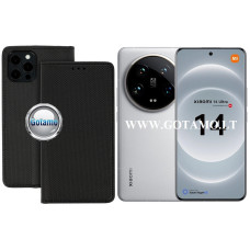 Re-Grid magnetinis dėklas Xiaomi 14 Ultra telefonui juodos spalvos