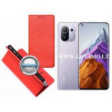 Re-Grid magnetinis dėklas Xiaomi Mi 11, Xiaomi Mi 11 Pro mobiliesiems telefonams raudonos spalvos Vilnius | Šiauliai | Telšiai