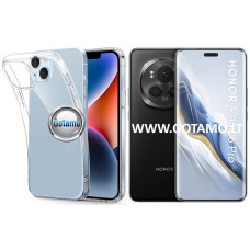 Honor Magic 6 Pro dėklai ir apsauginiai stiklai - Skin silikoninis dėklas 1MM storio Honor Magic 6 Pro telefonui